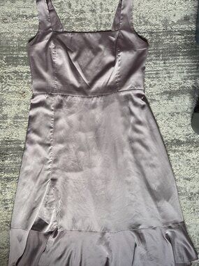 Show Me Your MuMu Satin Lavender Luxe Dress plus size 3x